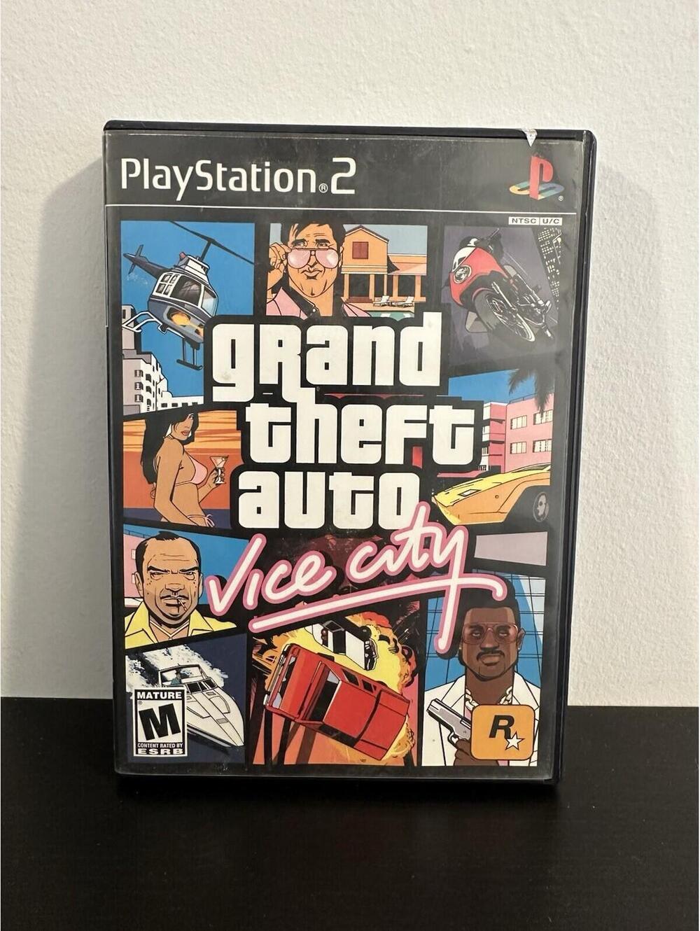 Grand Theft Auto: Vice City (Sony PlayStation 2, 2002) TESTED AND WORKING